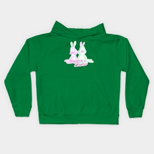 Peace At Easter Rabbits Kids Hoodie